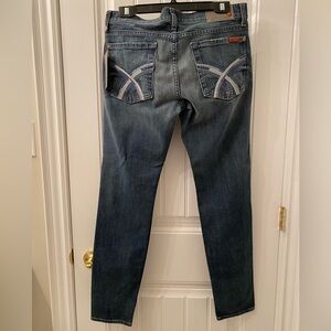 7 for All Mankind Jeans Women’s Size 31 “Gwenevere” Super Skinny Blue Jeans NWT